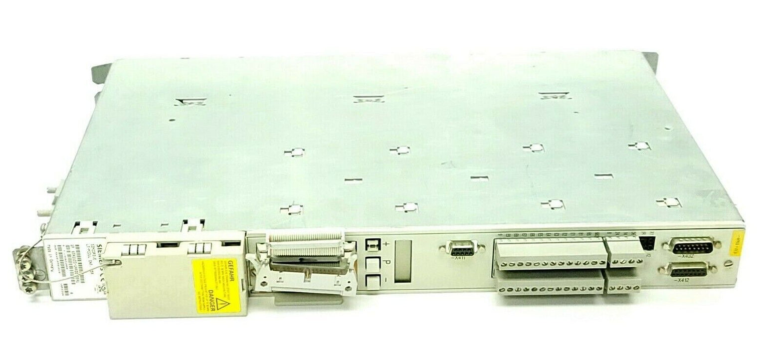 SIEMENS 6SN1122-0BA11-0AA0 CONTROL UNIT W/ 6SN1123-1AA00-0BA1 SIMODRIVE