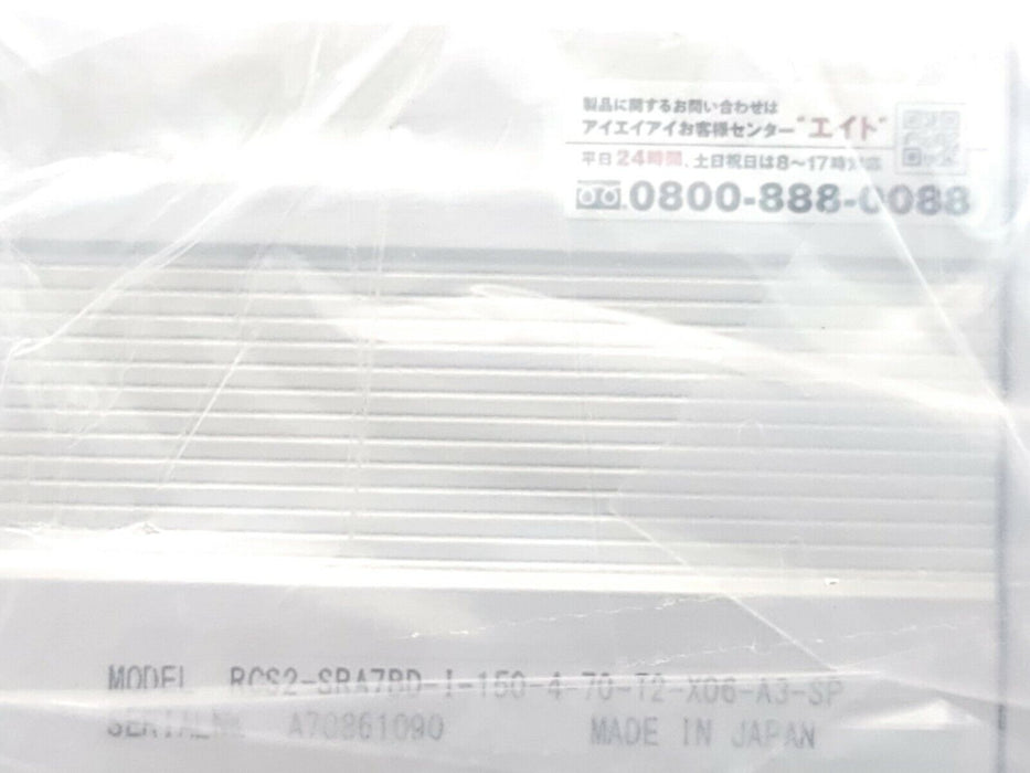 NEW IAI CORP. RCS2-SRA7BD-I-150-4-70-T2-X06-A3-SP ROBO CYLINDER CB-RCS2-PA060