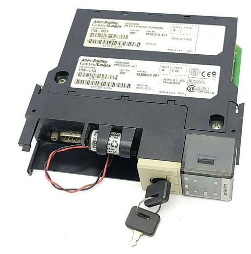 ALLEN BRADLEY 1756-M3/A REV. B01 SER. A 1756-L1/A REV. S01 SER. A F/W: 7.10