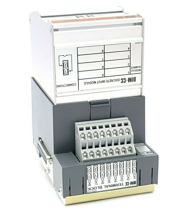 NEW MOORE INDUSTRIES DIM/IO/CC8/IP DIM-CC DISCRETE INPUT MODULE