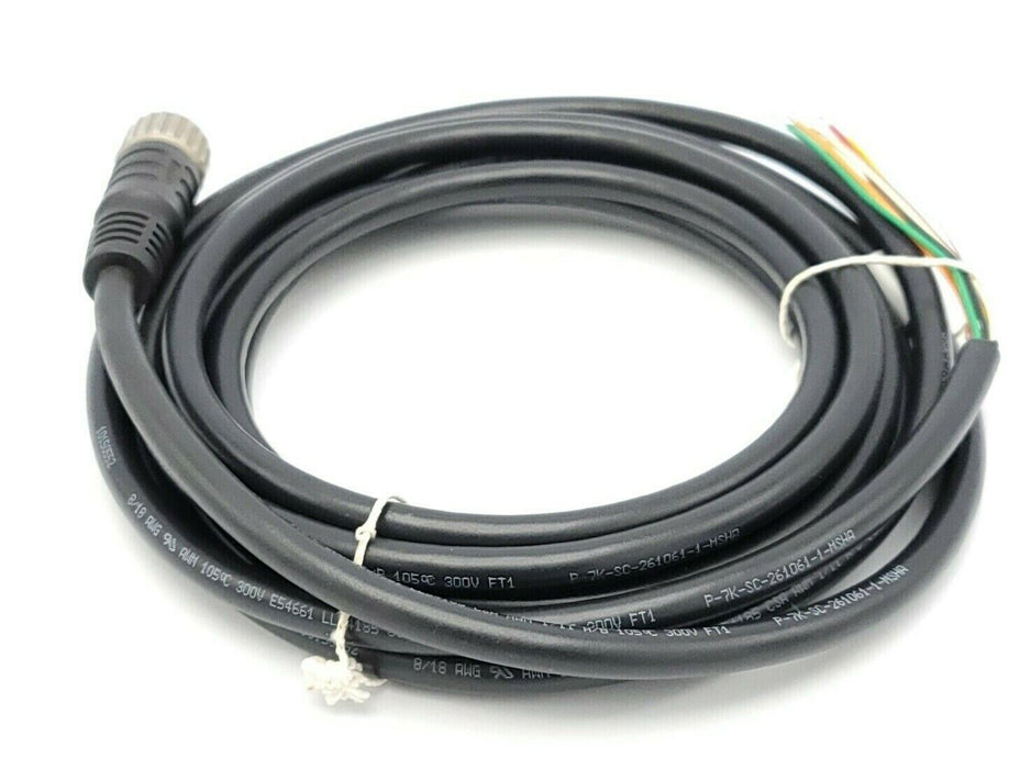 NEW TURCK CKRM 12-8-5 MULTIFAST MOLDED CORDSET ID NO. U4701-83