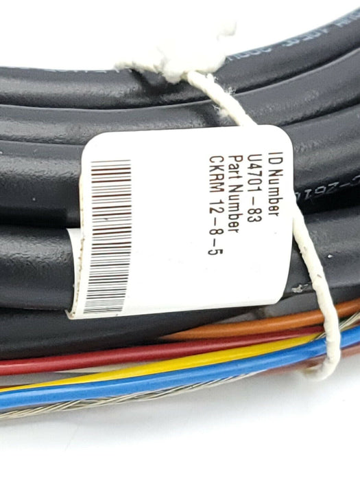 NEW TURCK CKRM 12-8-5 MULTIFAST MOLDED CORDSET ID NO. U4701-83