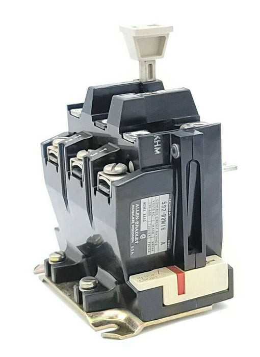 ALLEN BRADLEY 592-BOW16 OVERLOAD RELAY 40AMP 120-600VAC SER. A