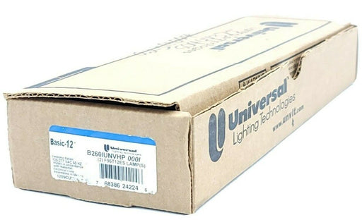 NIB UNIVERSAL LIGHTING TECHNOLOGY B260IUNVHP 000I ELECTRONIC BALLAST 120-277 VAC
