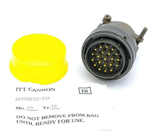 NEW ITT CANNON KPT06F22-21P CIRCULAR CONNECTOR PLUG SIZE 22 21 POSITION