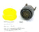 NEW ITT CANNON KPT06F22-21P CIRCULAR CONNECTOR PLUG SIZE 22 21 POSITION