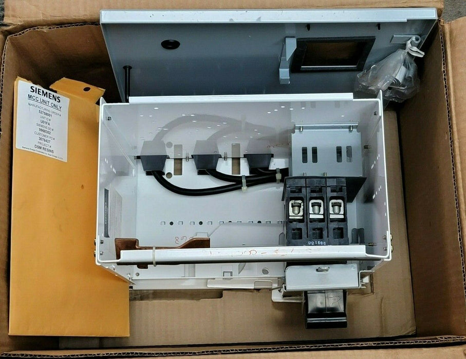 NIB SIEMENS U01FA MCC UNIT ONLY 480V 60HZ 3PH 30AMPS