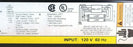 NIB UNIVERSAL LIGHTING TECHNOLOGIES 931LHTCP000I MAGNETIC BALLAST 120V 60HZ