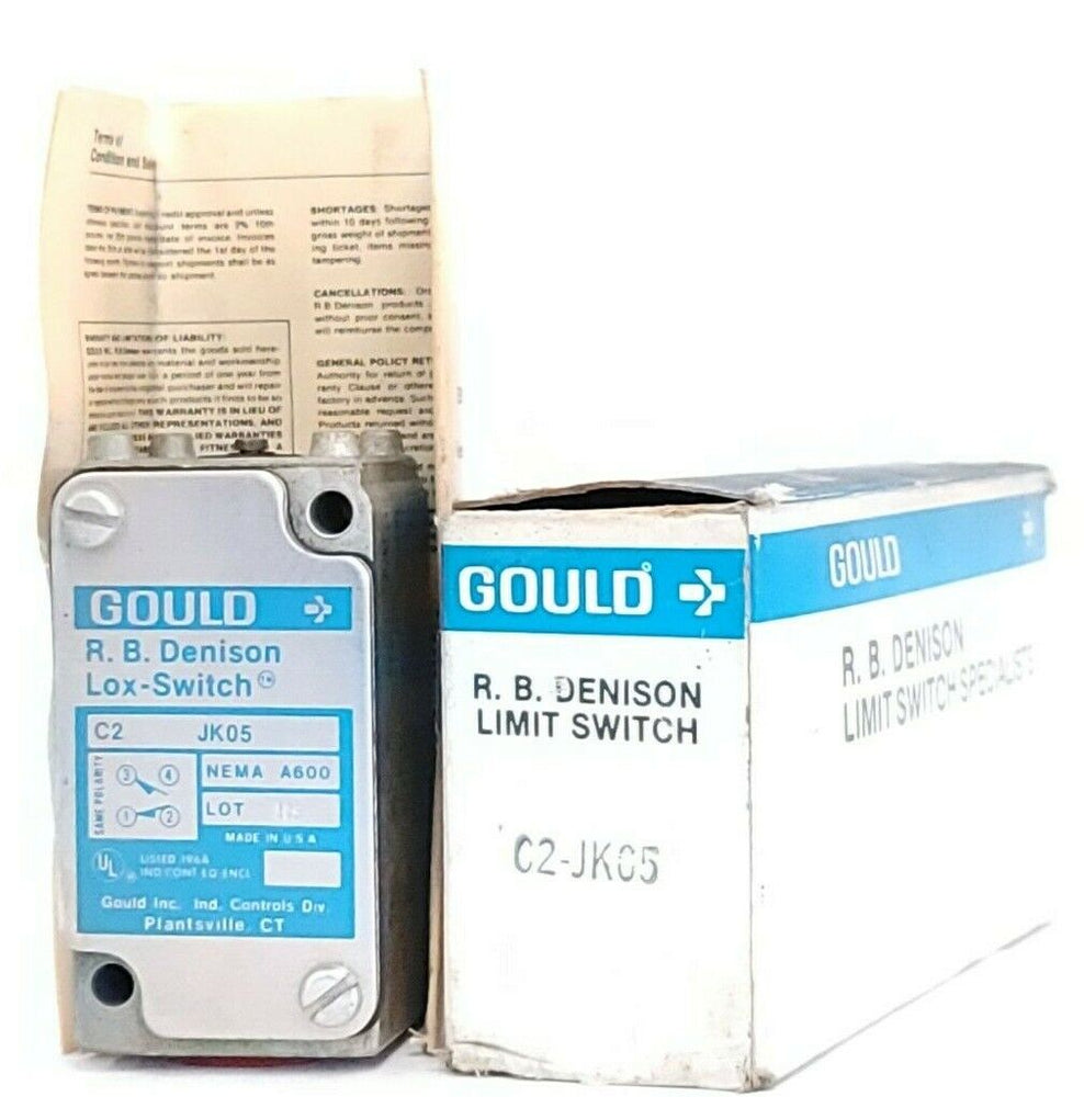 NIB GOULD R.B. DENISON  C2-JK05 LIMIT SWITCH C2JK05