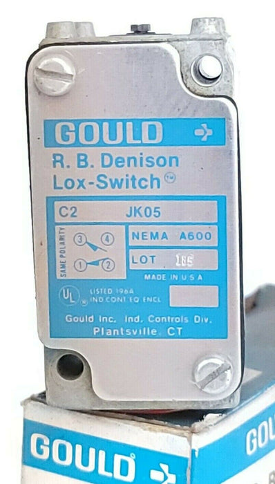 NIB GOULD R.B. DENISON  C2-JK05 LIMIT SWITCH C2JK05