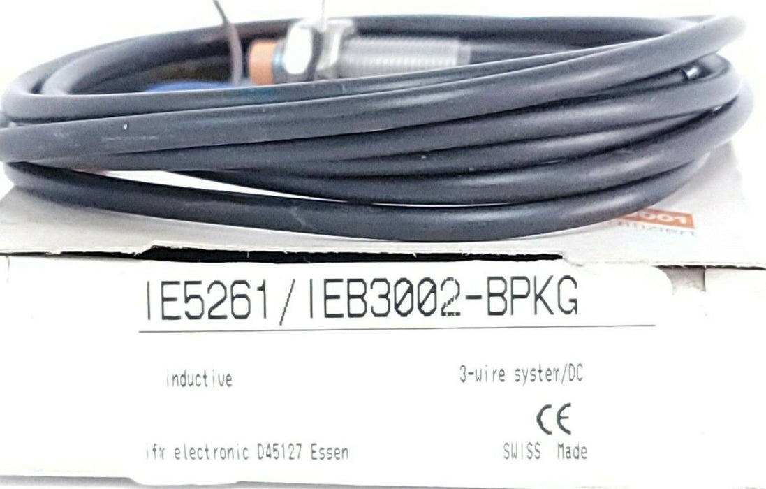 NIB IFM EFECTOR IEB3002-BPKG INDUCTIVE PROXIMITY SWITCH IE5261 10...30V DC