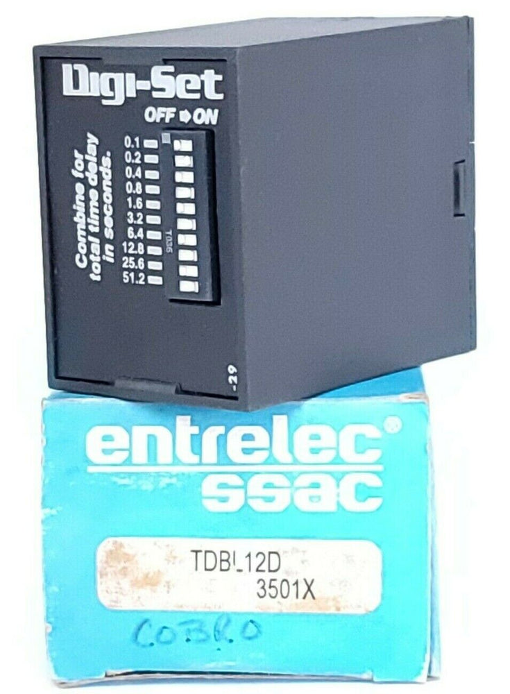 NIB ENTRELEC SSAC TDBL12D TIME DELAY RELAY 12VDC