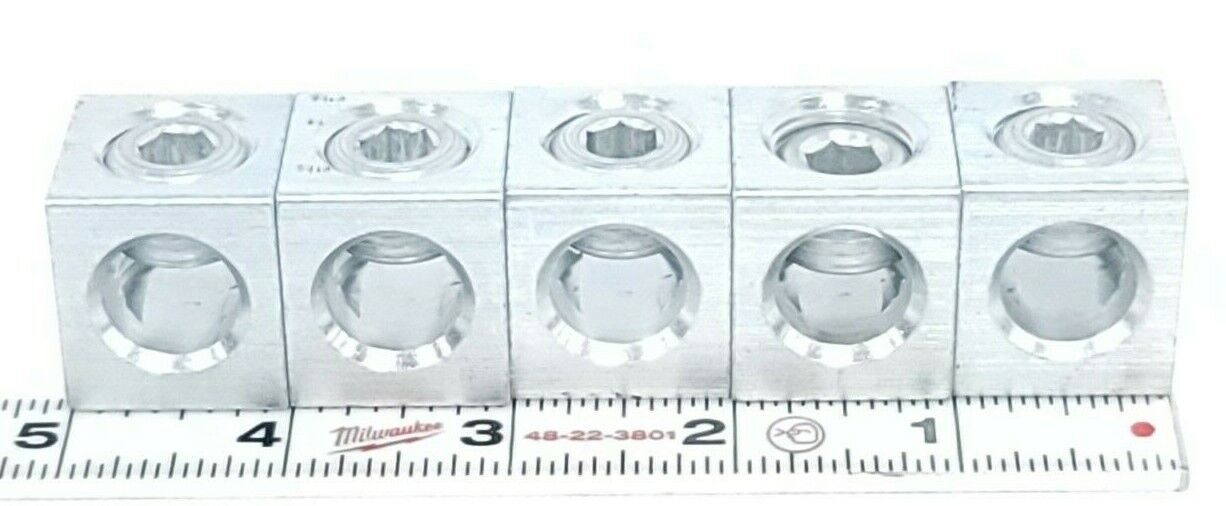 LOT OF 5 NEW ILSCO D831 LUGS TA-250