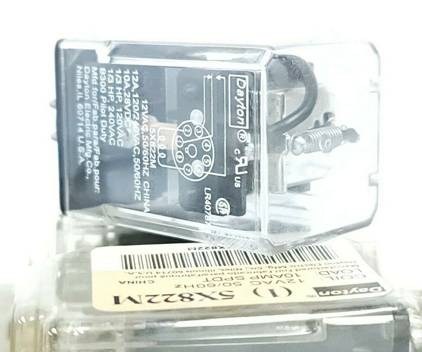 LOT OF 7 NEW DAYTON 5X822M GENERAL PURPOSE RELAYS