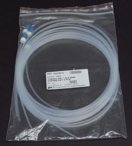 LOT OF 4 NEW TECAN 10619812 TUBING PIPETTE 1.5 X 2.5 X 3200 MM