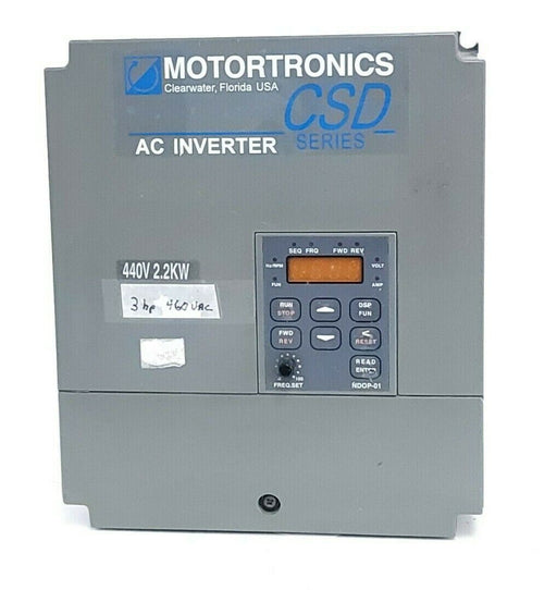 MOTORTRONICS CSD-403-N AC INVERTER DRIVE CSD SERIES 3HP 460VAC CSD-403N, CSD403N