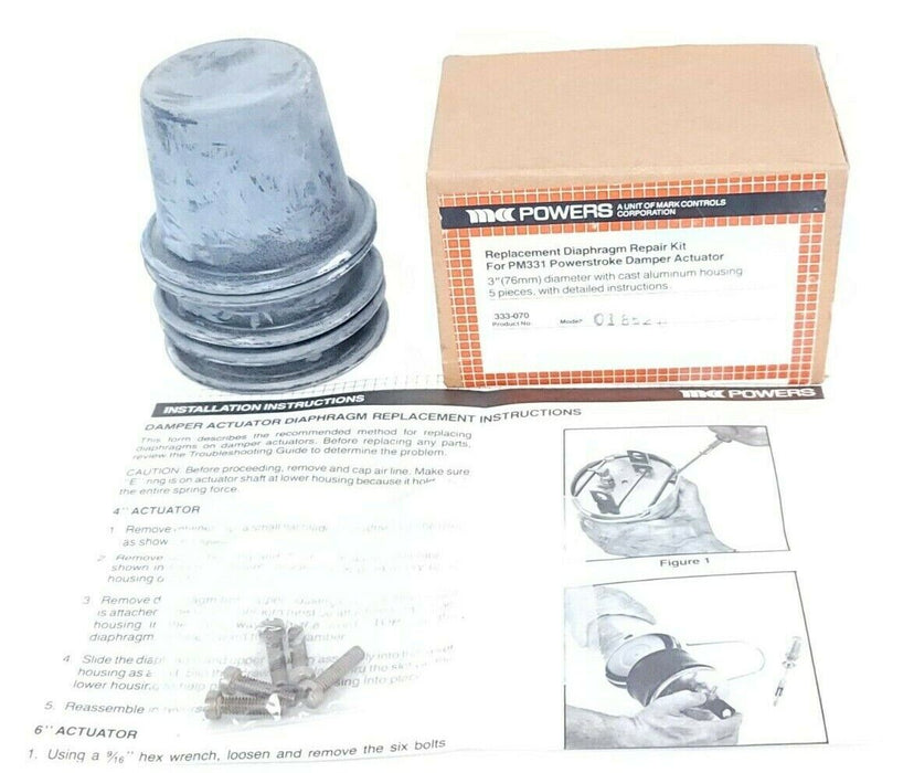NEW POWERS 333-070 REPLACEMENT DIAPHRAGM REPAIR KIT