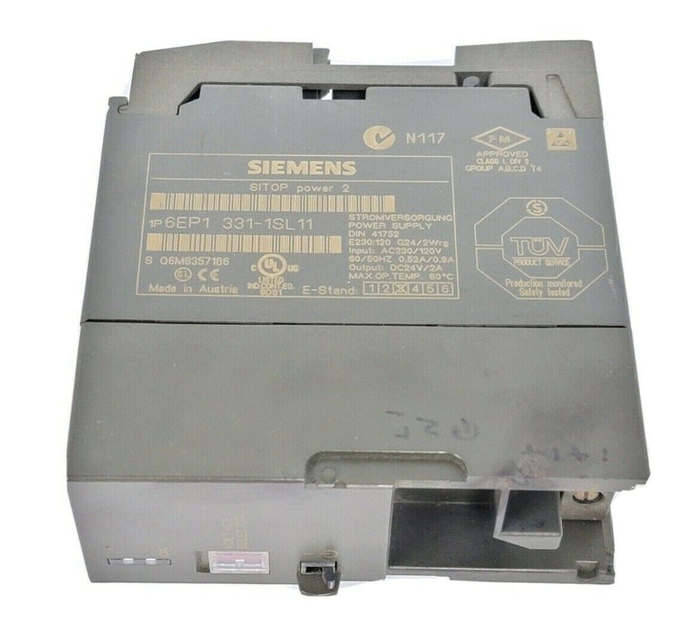 SIEMENS 6EP1-331-1SL11 POWER SUPPLY 120/230VAC 50/60HZ 6EP13311SL11