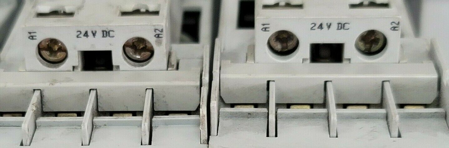 LOT OF 8 ALLEN BRADLEY 100-C12Z*10 CONTACTORS SER. A 100C12Z10A, 24V DC