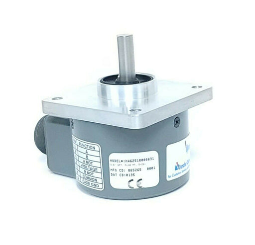 DAHNER CONTROLS HA62510000631 INCREMENTAL ENCODER 3/8 IN SFT, FLNG MT, 5-26V