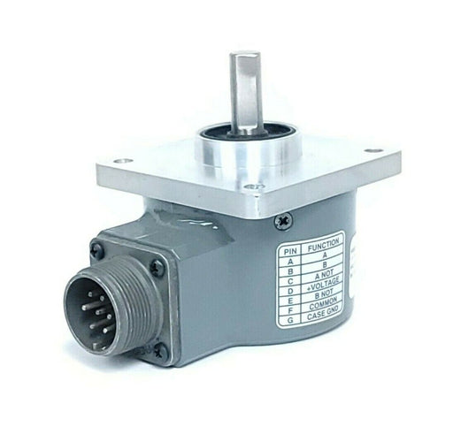 DAHNER CONTROLS HA62510000631 INCREMENTAL ENCODER 3/8 IN SFT, FLNG MT, 5-26V