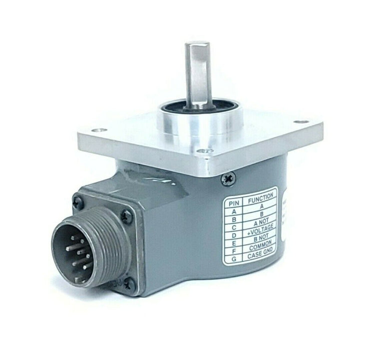 DAHNER CONTROLS HA62510000631 INCREMENTAL ENCODER 3/8 IN SFT, FLNG MT, 5-26V