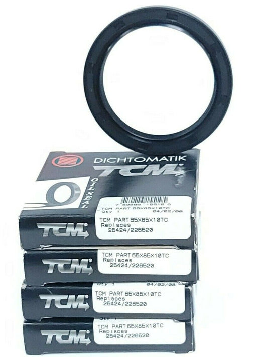 LOT OF 4 TCM 55X85X10TC OIL SEALS 2.165X3.346X.394IN