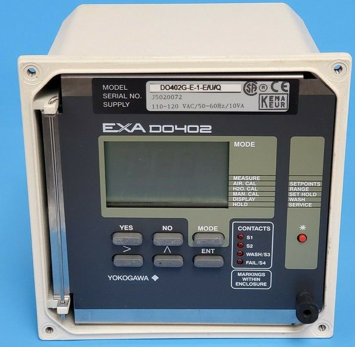 YOKOGAWA DO402G-E-1-E/U/Q EXA DO402 DISSOLVED OXYGEN ANALYZER DO402GE1EUQ