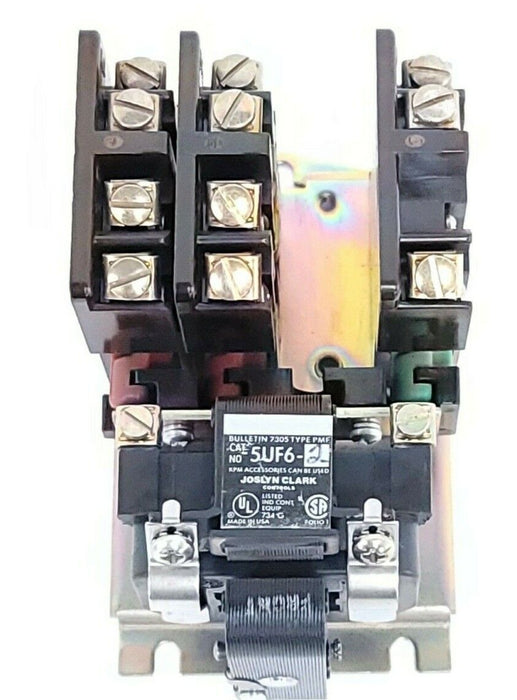 NEW JOSLYN CLARK 5UF6-2-72 AC RELAY BULLETIN 7305 TYPE PMF 110/120V COIL 5UF6-2