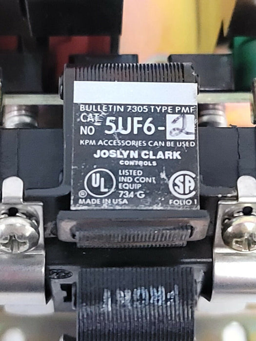 NEW JOSLYN CLARK 5UF6-2-72 AC RELAY BULLETIN 7305 TYPE PMF 110/120V COIL 5UF6-2