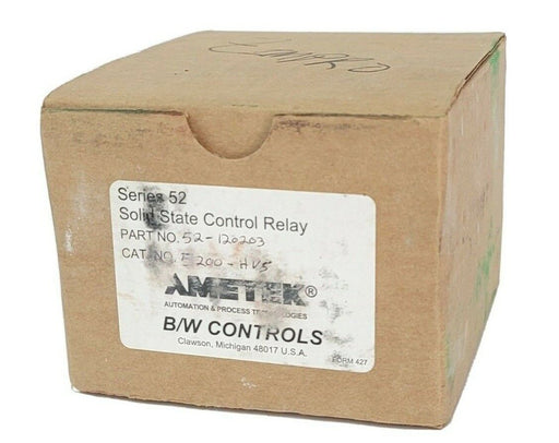 NIB AMETEK 5200-HV5 SERIES 52 SOLID STATE CONTROL RELAY P/N: 52-120203