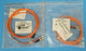LOT OF 2 BLACK BOX EFN110-STST-008 FIBER OPTIC PATCH CORDS ST/ST 62.5 DUPLEX PVC