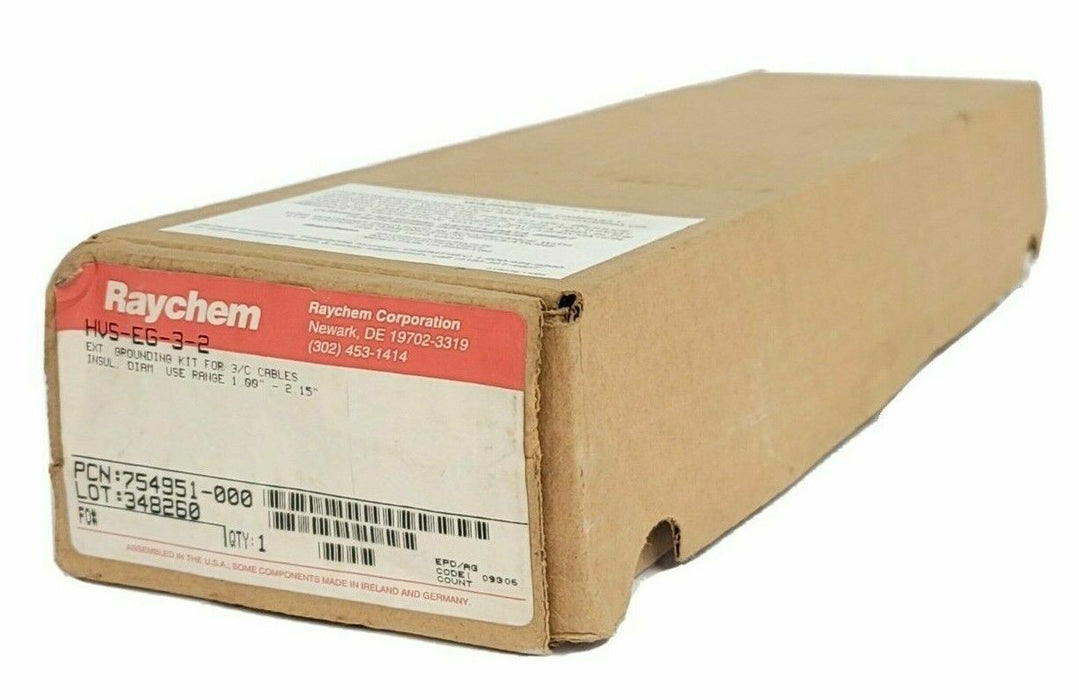 NIB RAYCHEM HVS-EG-3-2 EXT GROUNDING KIT FOR 3/C CABLES