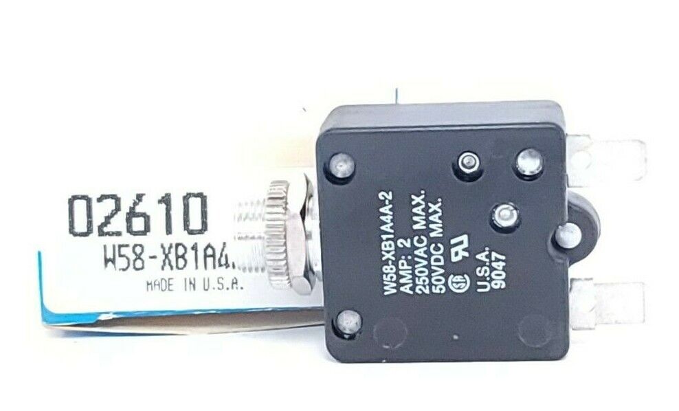 LOT OF 4 NIB POTTER & BRUMFIELD W58-XB1A4A-2 CIRCUIT BREAKERS 02610