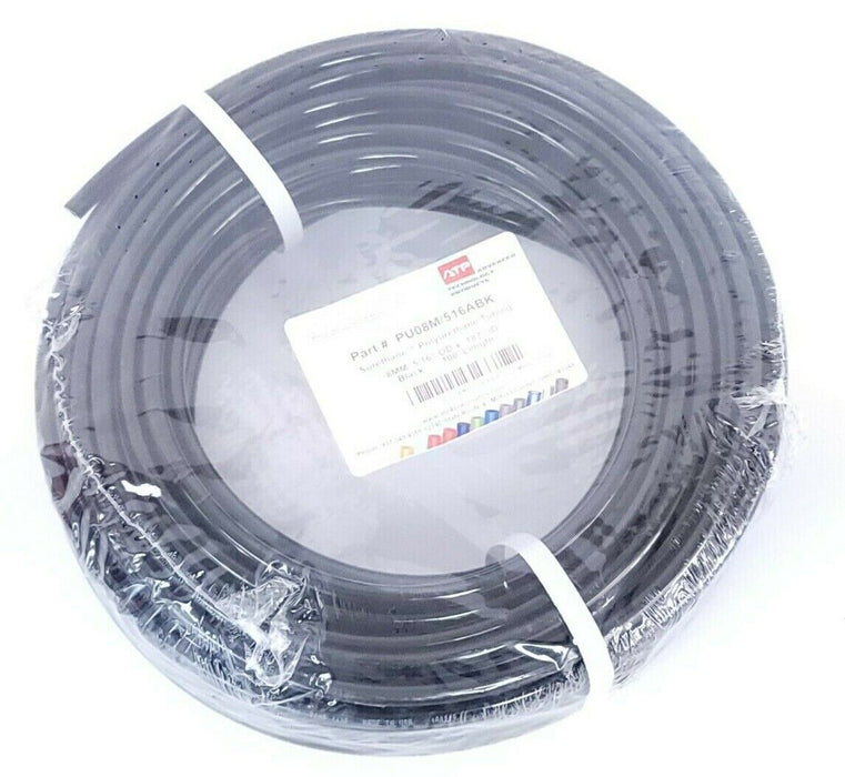 NEW ATP SURETHANE PU08M/516ABK POLYURETHANE TUBING BLACK 100' LENGTH