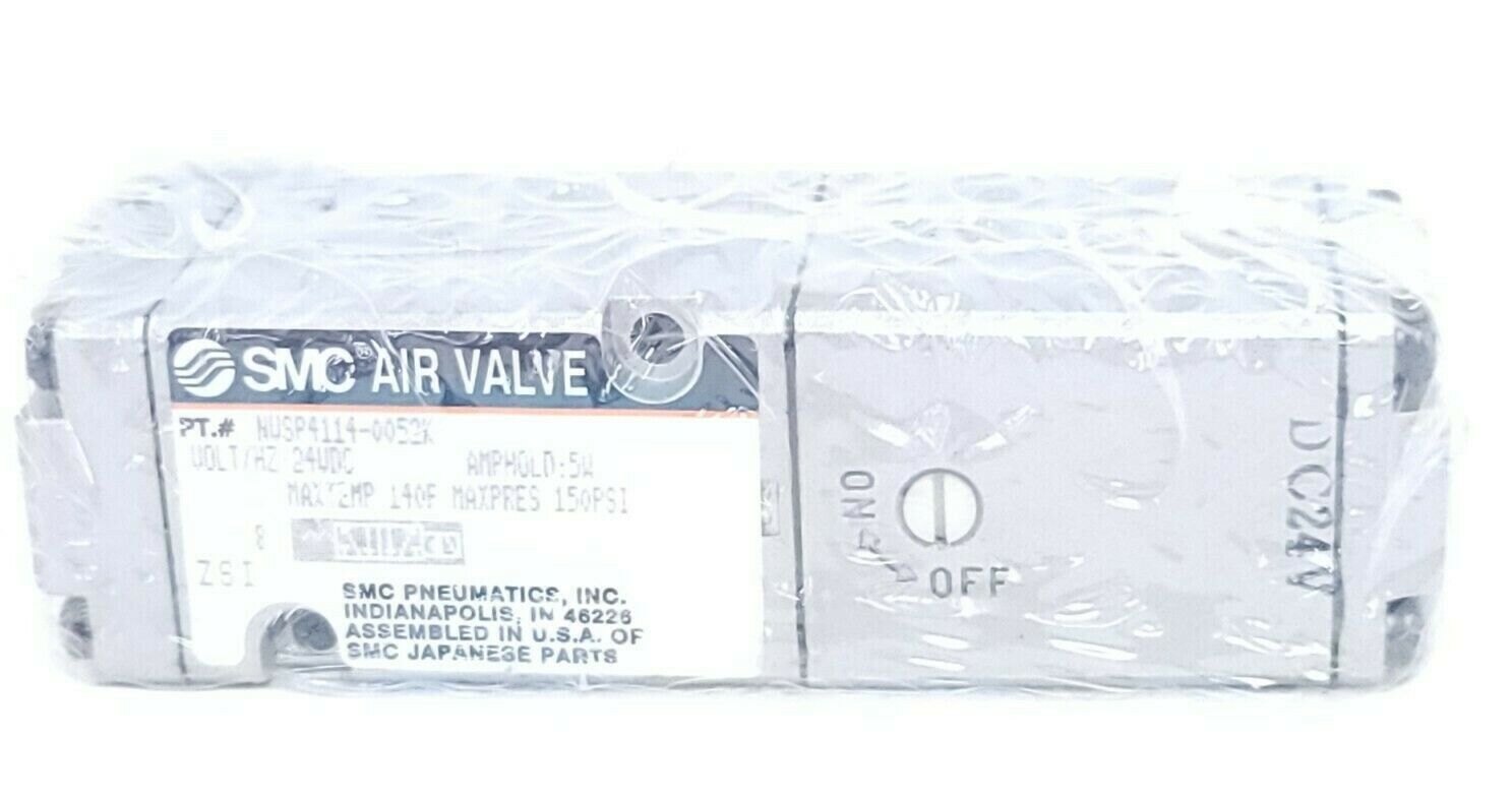 NEW SMC NVSP4114-0052K AIR VALVE 24VDC 150PSI NVSP41140052K