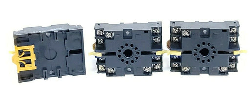 LOT OF 3 NEW OMRON P2CF-11 RELAY SOCKETS 10A 250VAC P2CF11