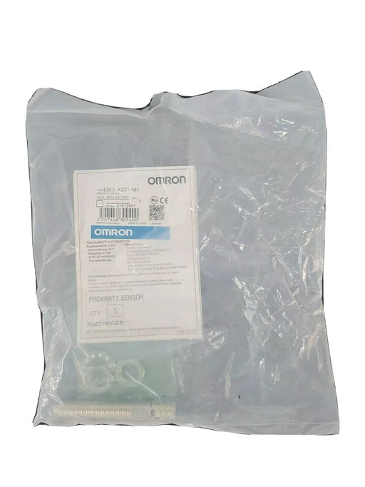 NEW OMRON E2E2-X2C1-M1 PROXIMITY SWITCH E2E2X2C1M1, 12 TO 24VDC, 2MM