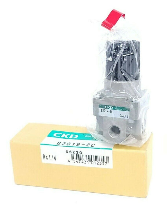 NIB CKD B2019-2C PRESSURE REGULATOR RC 1/4IN PANEL MOUNT B20192C