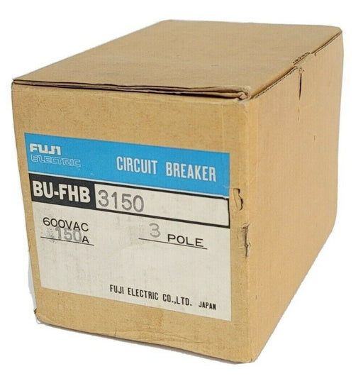 NIB FUJI ELECTRIC BU-FHB3150 CIRCUIT BREAKER BUFHB3150 600VAC 150A 3P