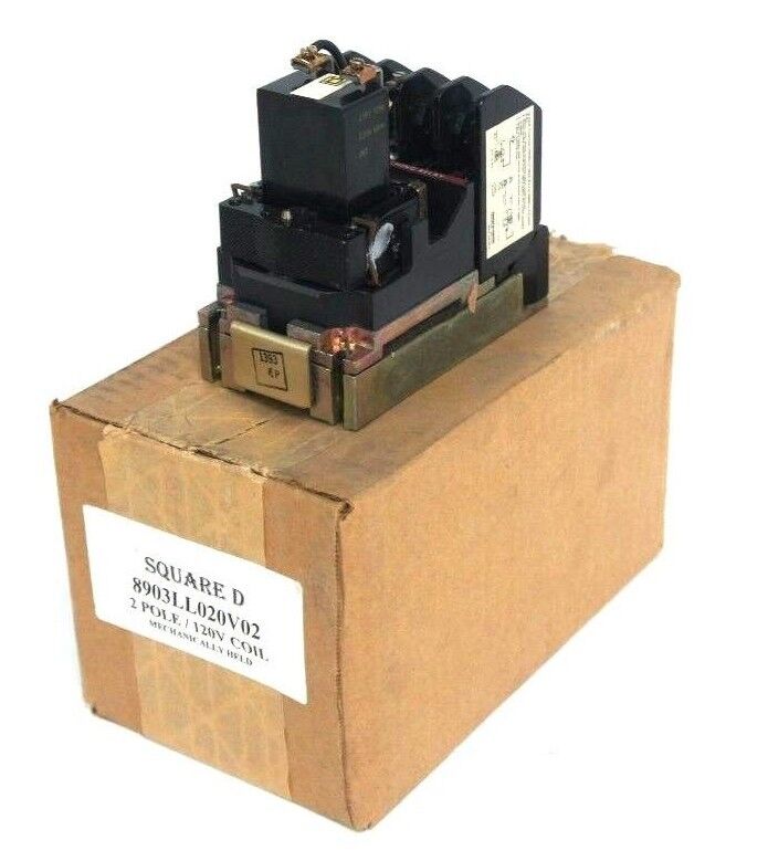 SQUARE D 8903LL020V02 CONTACTOR 4-POLE, 120V COIL, 8903LLO20V02