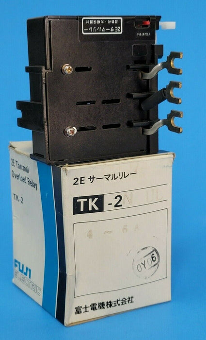 NIB FUJI ELECTRIC TK-2N/UL 2E THERMAL OVERLOAD RELAY TK-2 1NK1QN 4~6A