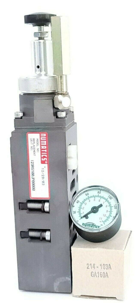 NEW NUMATICS I23RS100JP00000 REGULATOR ASSEMBLY W/ 214-103A