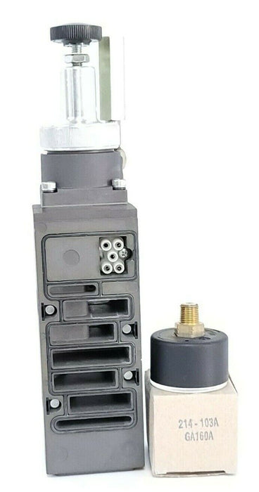 NEW NUMATICS I23RS100JP00000 REGULATOR ASSEMBLY W/ 214-103A