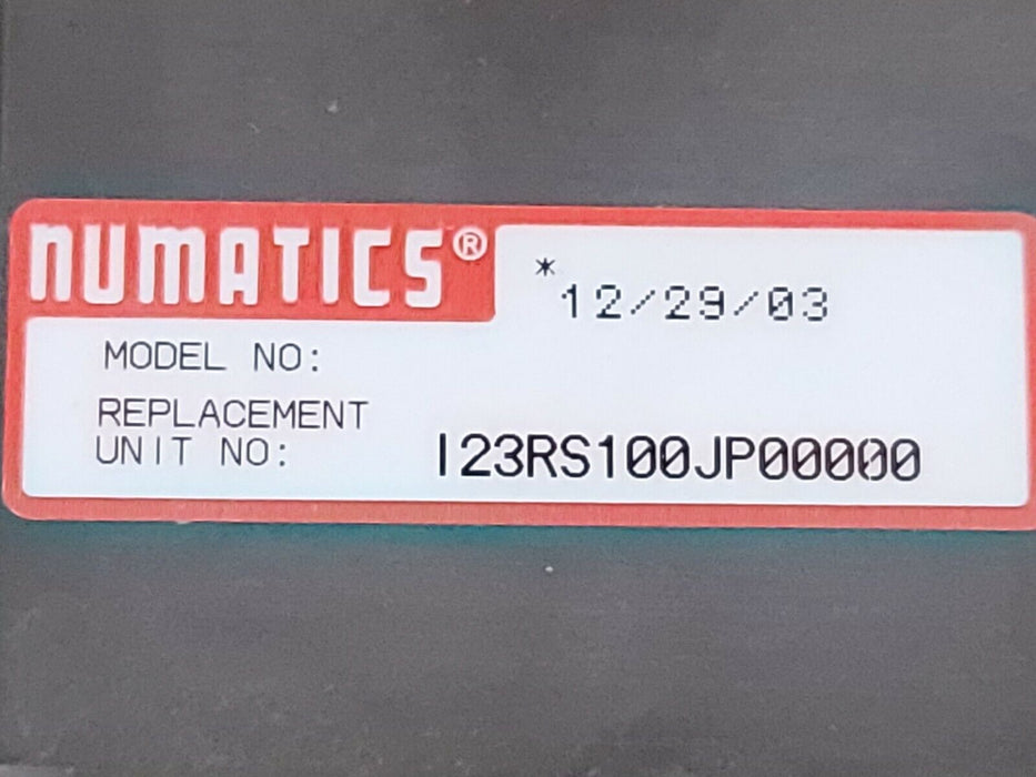 NEW NUMATICS I23RS100JP00000 REGULATOR ASSEMBLY W/ 214-103A