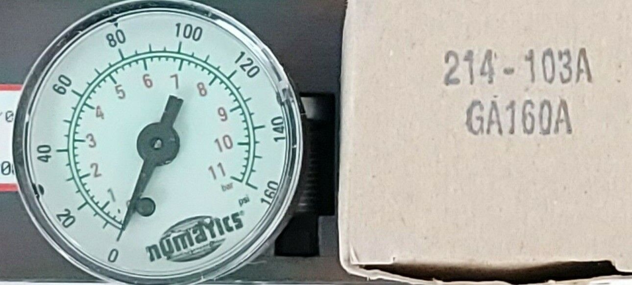 NEW NUMATICS I23RS100JP00000 REGULATOR ASSEMBLY W/ 214-103A