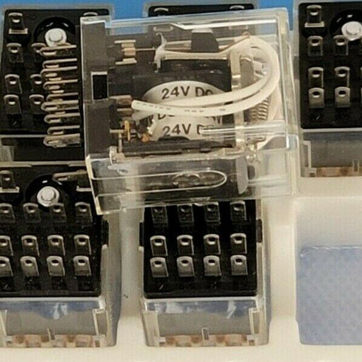 LOT OF 10 NEW MATSUSHITA HC4-H-DC24V RELAYS HC4HDC24V 3AMP 30VDC