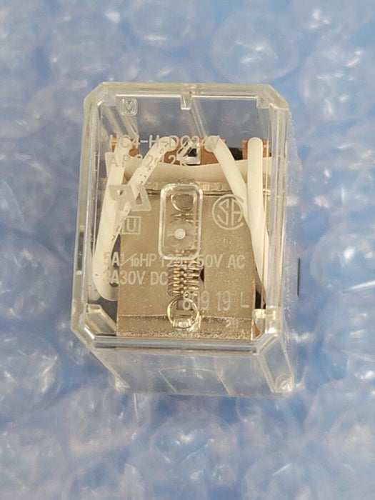 LOT OF 10 NEW MATSUSHITA HC4-H-DC24V RELAYS HC4HDC24V 3AMP 30VDC