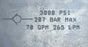NIB PARKER C2000S CHECK VALVE C2000S-10KW 3000PSI 207 BAR MAX 70 CPM 265 LPM