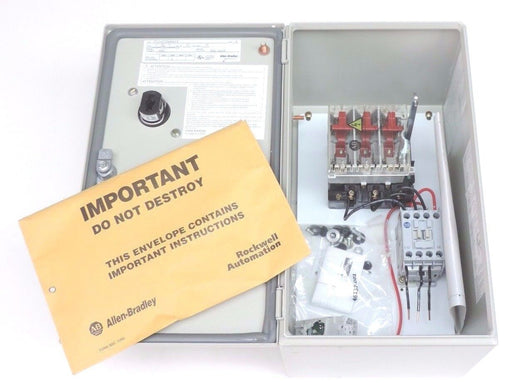 ALLEN BRADLEY 112-C12AADA1F COMBINATION STARTER 100-C12*10 CONTACTOR, 193-EA1FB